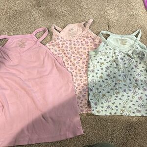 Hanna Andersson bundle of 3 undershirts 2 small, 1 medium